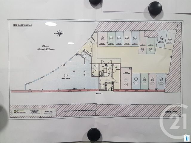 Appartement F3 à louer - 3 pièces - 78.02 m2 - ROUEN - 76 - HAUTE-NORMANDIE - Century 21 Thillard Et Duhamel