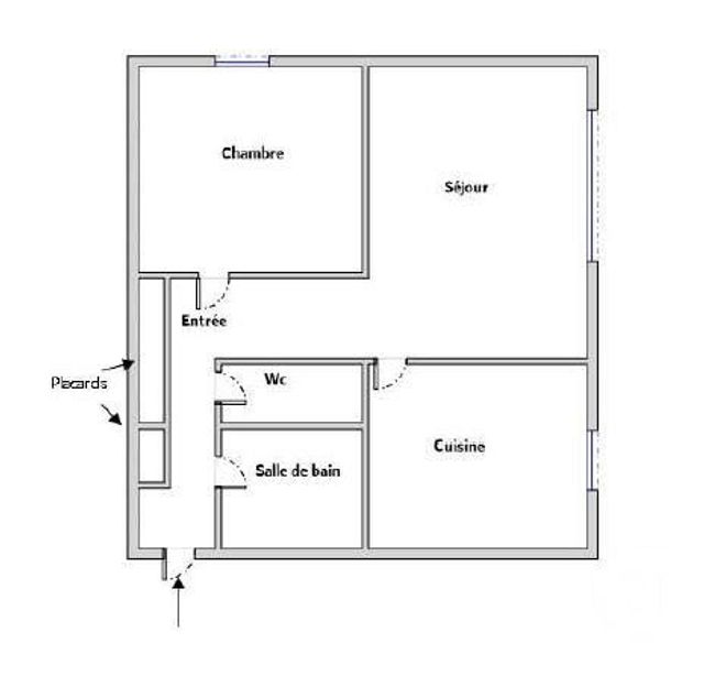 Appartement F2 à vendre - 2 pièces - 46.95 m2 - SOTTEVILLE LES ROUEN - 76 - HAUTE-NORMANDIE - Century 21 Thillard Et Duhamel