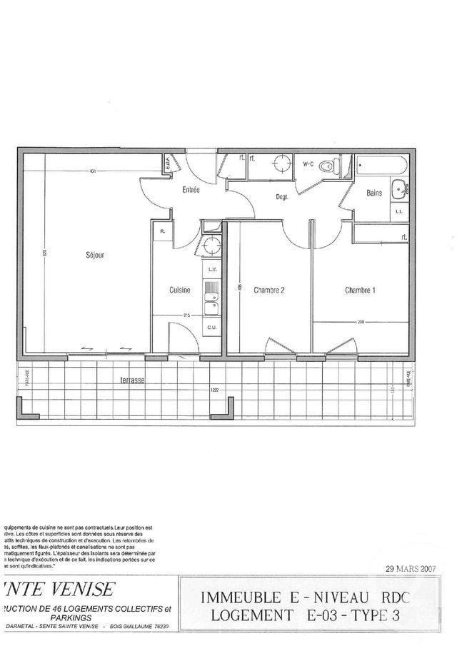 Appartement F3 à vendre - 3 pièces - 71.0 m2 - BOIS GUILLAUME - 76 - HAUTE-NORMANDIE - Century 21 Thillard Et Duhamel